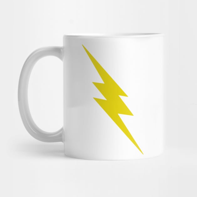 Yellow Lightning Bolt by SpaceAlienTees